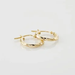 Histoire d'Or Créoles Cayla Or Jaune Sale