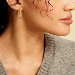 Histoire d'Or Créoles Clematis Or Jaune Outlet