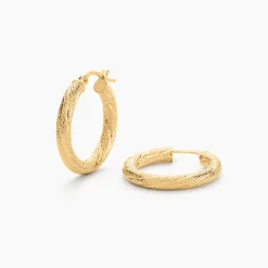 Histoire d'Or Créoles Clematis Or Jaune Clearance