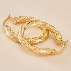 Histoire d'Or Créoles Clematis Or Jaune Clearance