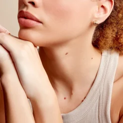 Histoire d'Or Créoles Dally Plaqué Or Jaune Sale