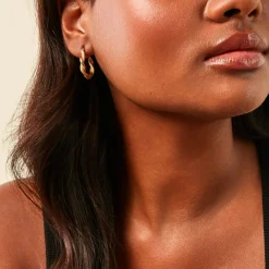 Histoire d'Or Créoles Deniece Or Jaune