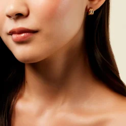 Histoire d'Or Créoles Dionna Plaqué Or Jaune Discount