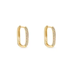 Histoire d'Or Créoles Domingo De Zirconium plaqué or jaune oxyde Discount