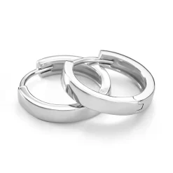 Histoire d'Or Créoles Eleaonora Argent Blanc New