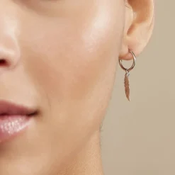 Histoire d'Or Créoles Elvyn Argent Blanc New