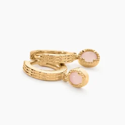 Histoire d'Or Créoles Ensoleillée Plaqué Or Jaune Quartz Online