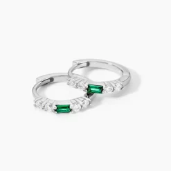 Histoire d'Or Créoles Felisa Argent Blanc Oxyde De Zirconium New