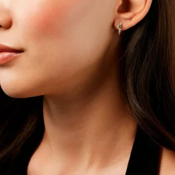 Histoire d'Or Créoles Felisa Argent Blanc Oxyde De Zirconium New