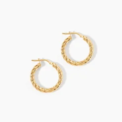 Histoire d'Or Créoles Gavrel Or Jaune Sale