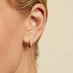 Histoire d'Or Créoles Gianna Plaqué Or Jaune Oxyde De Zirconium plaqué or dore oxyde raisin New