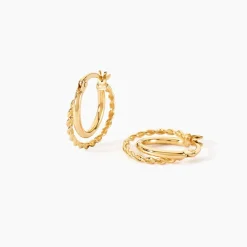 Histoire d'Or Créoles Hamish Or Jaune Outlet