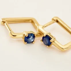 Histoire d'Or Créoles Harmonie or jaune saphir Discount