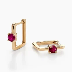 Histoire d'Or Créoles Harmonie or jaune rubis Online