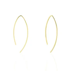 Histoire d'Or Créoles Helle Amande Or Jaune New