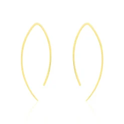 Histoire d'Or Créoles Helle Amande Or Jaune New