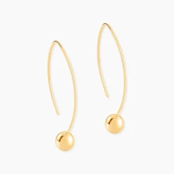 Histoire d'Or Créoles Helle Amande Or Jaune Hot