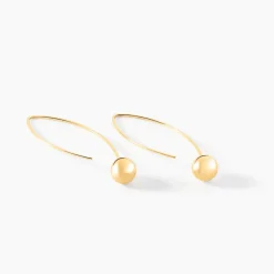 Histoire d'Or Créoles Helle Amande Or Jaune Hot