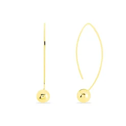 Histoire d'Or Créoles Helle Amande Or Jaune Hot