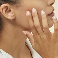 Histoire d'Or Créoles Helle Amande Or Jaune Discount