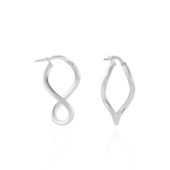 Histoire d'Or Créoles Hellen or blanc Sale