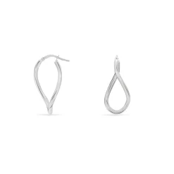 Histoire d'Or Créoles Hellen or blanc Sale