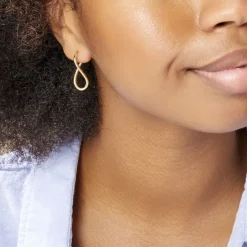 Histoire d'Or Créoles Hellen or jaune Hot