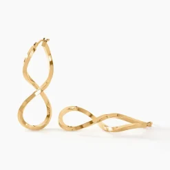 Histoire d'Or Créoles Helmine Or Jaune Sale