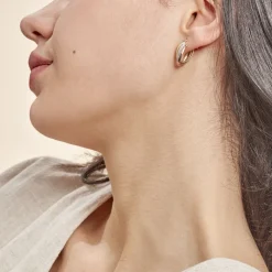 Histoire d'Or Créoles Hermande Or Tricolore Best