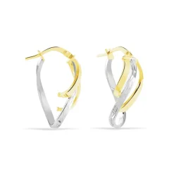 Histoire d'Or Créoles Holly Or Bicolore Sale