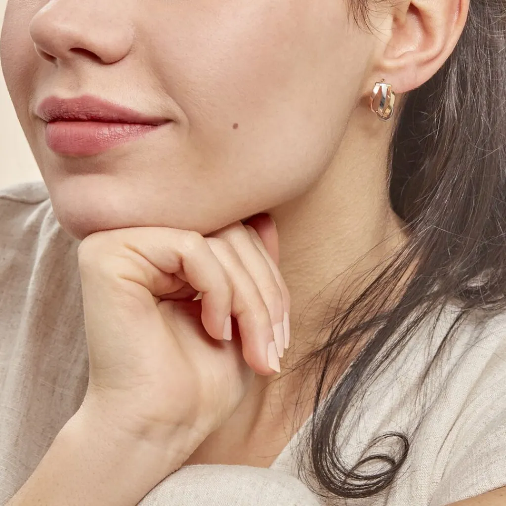 Histoire d'Or Créoles Horus Or Tricolore Sale