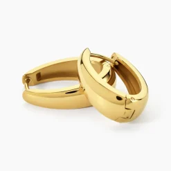 Histoire d'Or Créoles Houria Acier Jaune Best