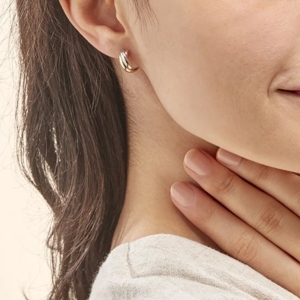 Histoire d'Or Créoles Igora Or Tricolore Clearance