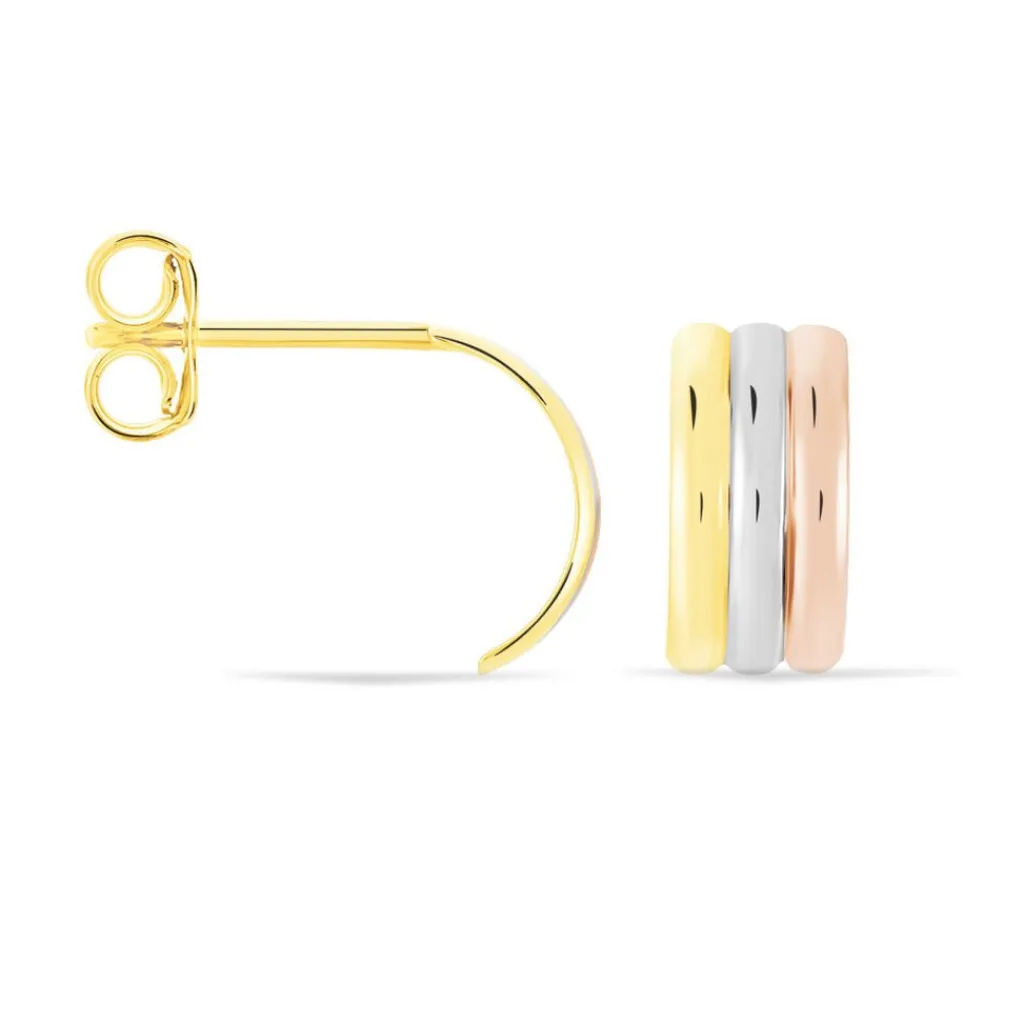 Histoire d'Or Créoles Igora Or Tricolore Outlet