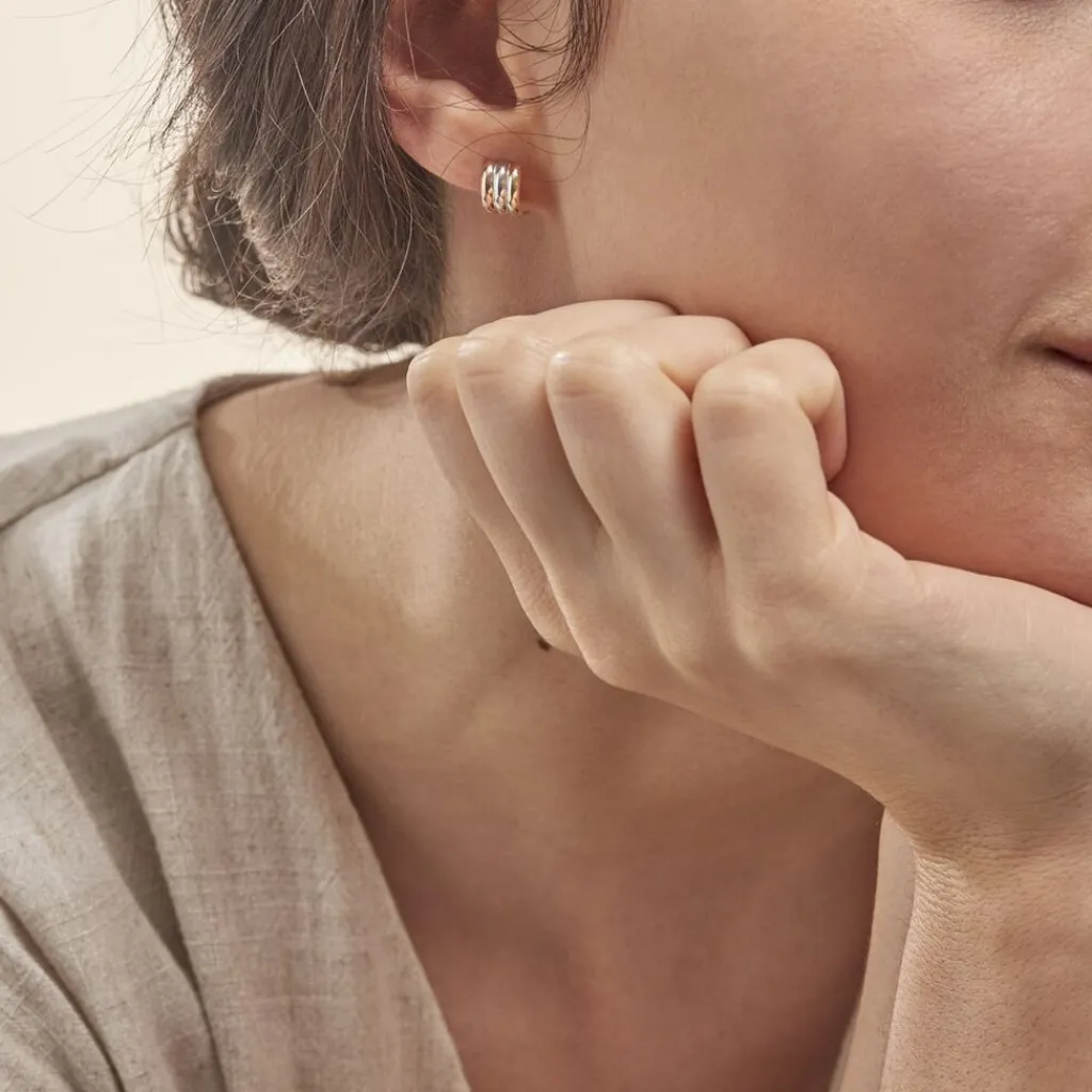 Histoire d'Or Créoles Igora Or Tricolore Outlet