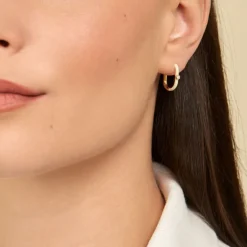 Histoire d'Or Créoles Infini Pop Argent Jaune Oxyde De Zirconium Discount