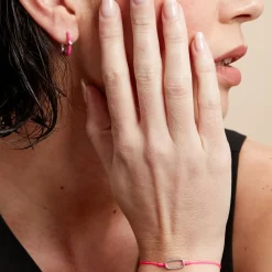 Histoire d'Or Créoles Infini Pop Argent Blanc Oxyde De Zirconium Hot