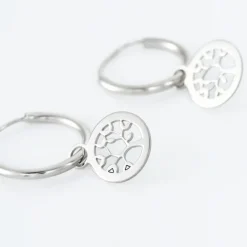 Histoire d'Or Créoles Isabel Argent Blanc