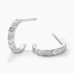 Histoire d'Or Créoles Jolene Argent Blanc Online