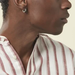 JOURDAN Créoles Homme Tilos Acier Blanc New