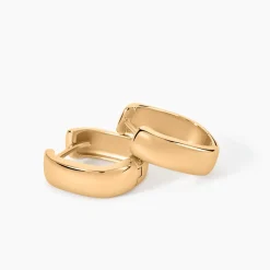 Histoire d'Or Créoles Juno Plaqué Or Jaune Best