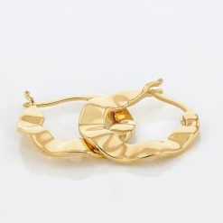 Histoire d'Or Créoles Keara Plaqué Or Jaune Online