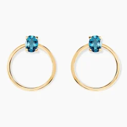 Histoire d'Or Créoles Kip Or Jaune Topaze or jaune topaze bleu london Best