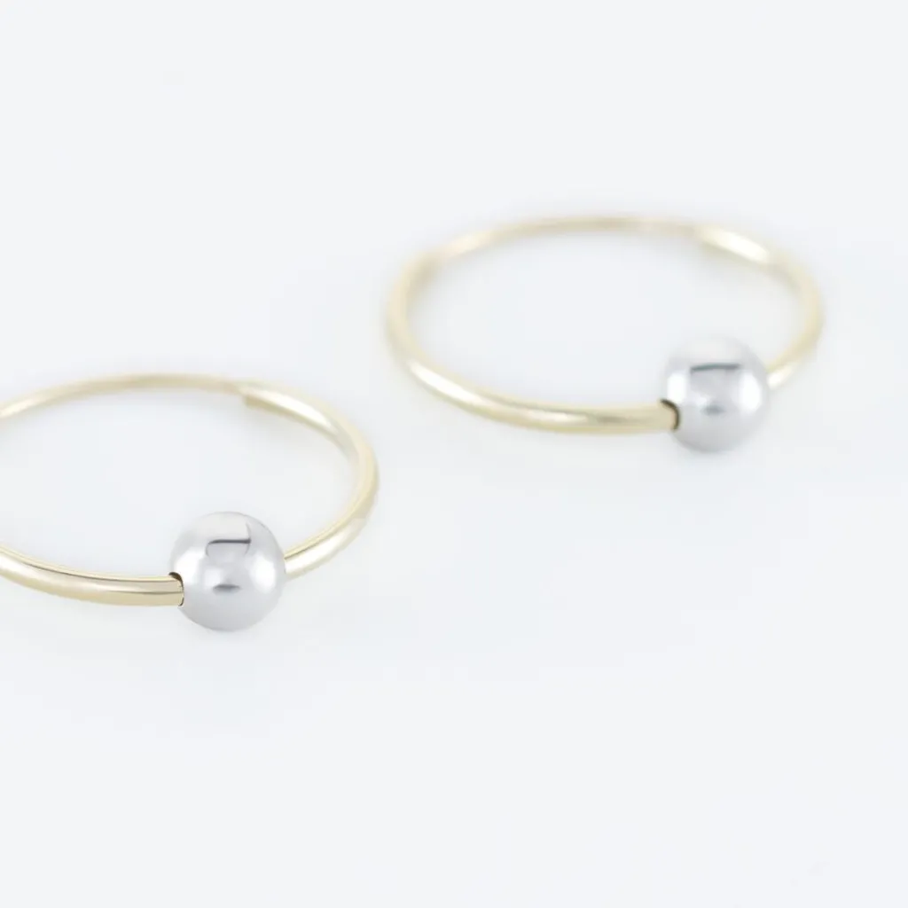 Histoire d'Or Créoles Kirsa Or Bicolore Discount