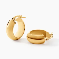 Histoire d'Or Créoles Kurtis Or Jaune New