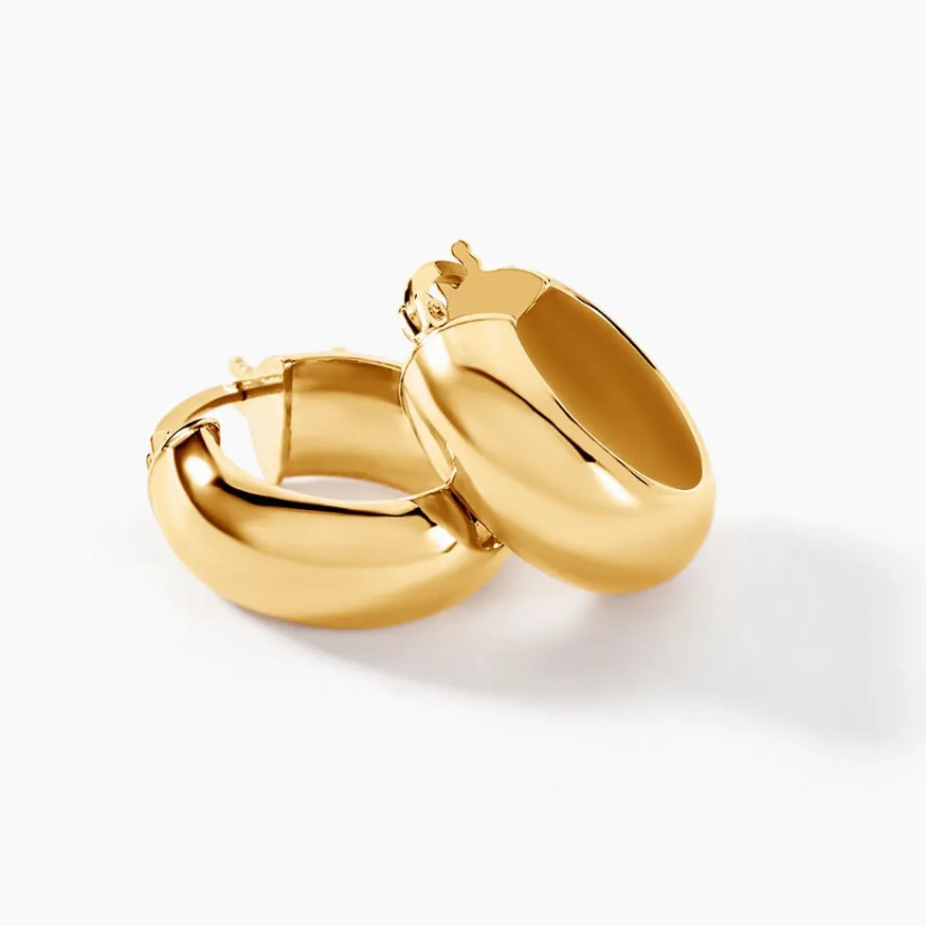 Histoire d'Or Créoles Kurtis Or Jaune New