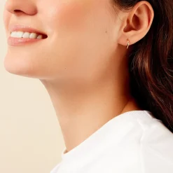 Histoire d'Or Créoles Lady Code Acier Jaune