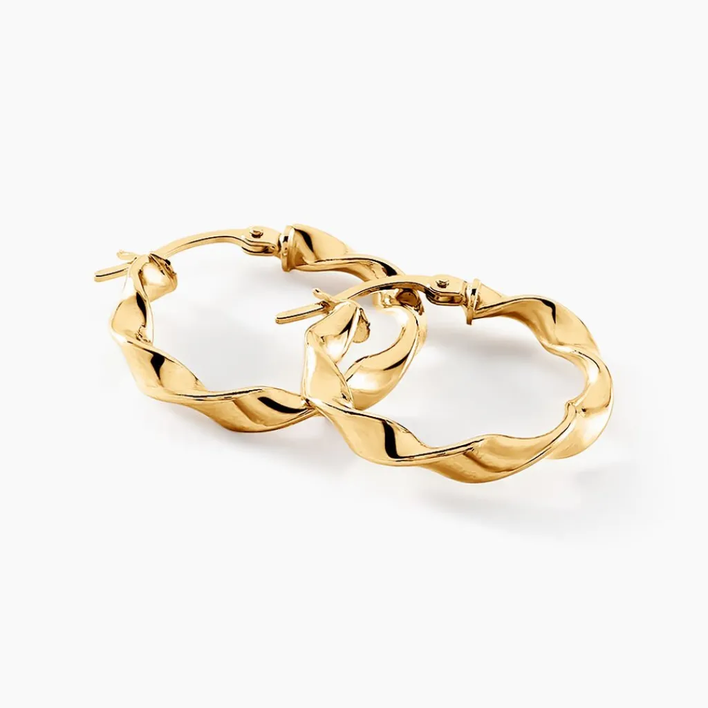 Histoire d'Or Créoles Lexus Or Jaune Best