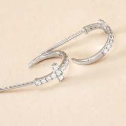 Histoire d'Or Créoles Like A Virgin De Zirconium or blanc oxyde Online