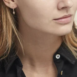 Histoire d'Or Créoles Lilibeth Plaqué Or Jaune Oxyde De Zirconium Oxyde Online